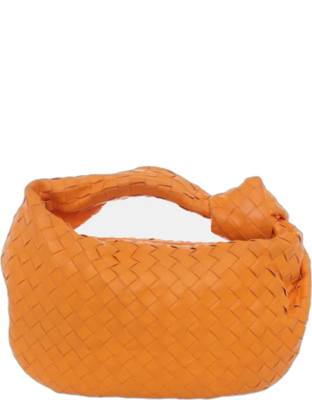 Jodie Small Lambskin Leather Top Handle Bag