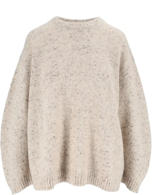 Lurex Crewneck Knit Sweater