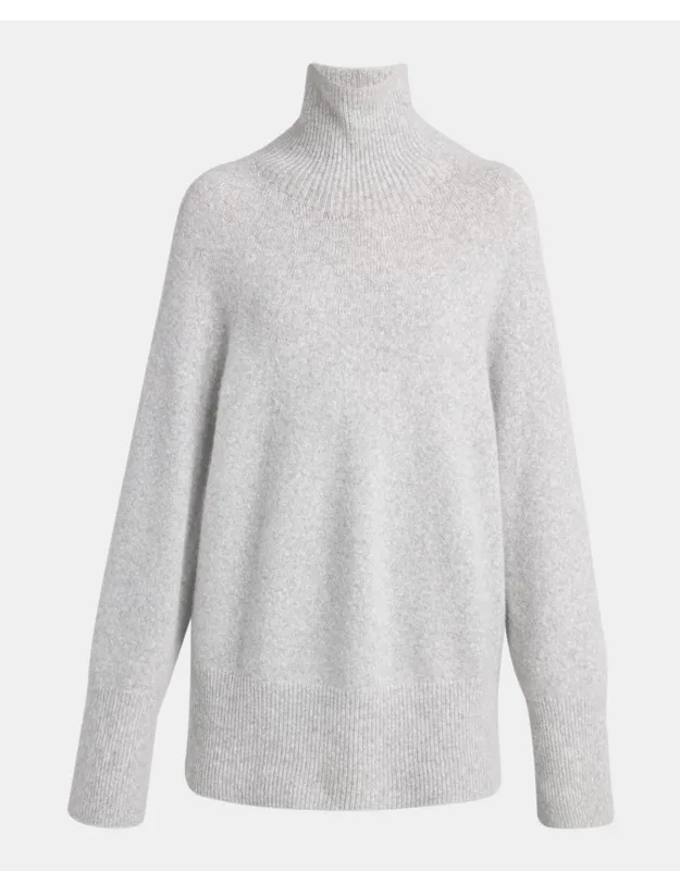 Cashmere Long Turtleneck Sweater