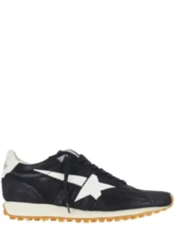 Running Marathon Suede Leather Sneakers