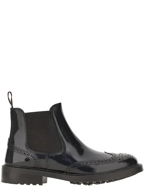 Spazzolato Leather Chelsea Boots