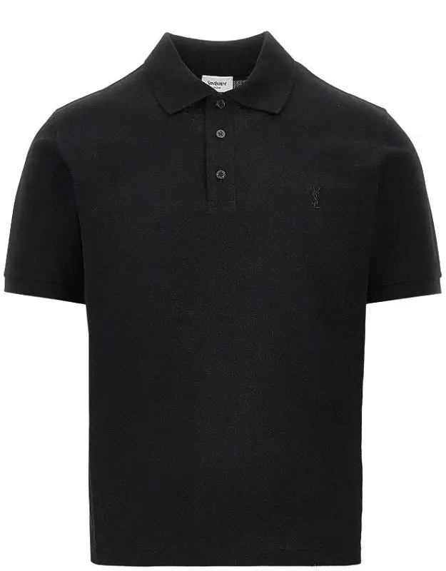Cassandre Embroidery Boxy Polo Shirt
