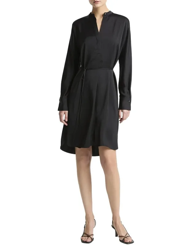 Band Collar Dress