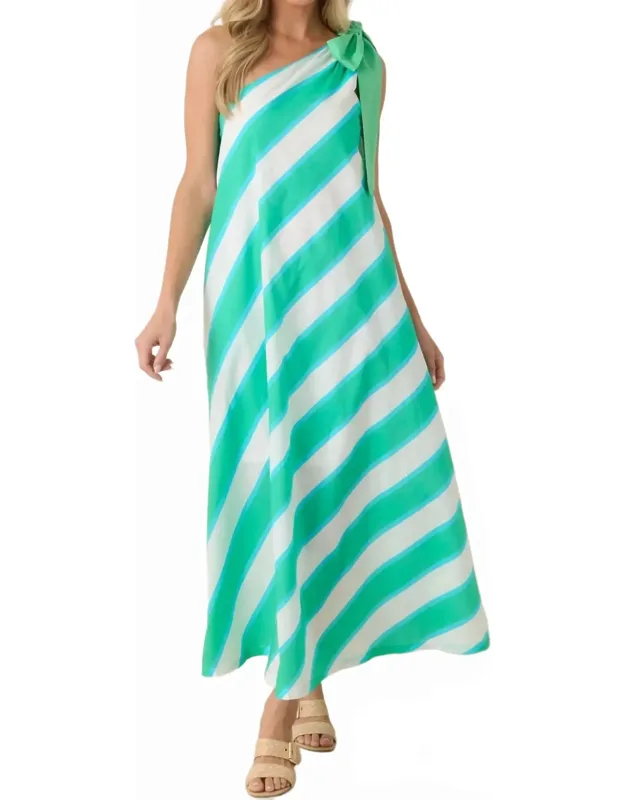One Shoulder Midi Dress