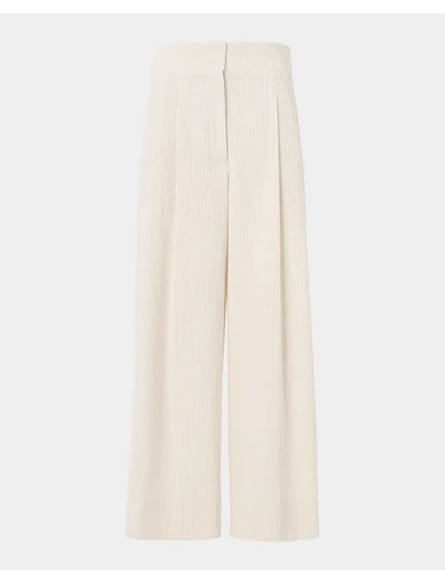 Federica Cotton Corduroy Cropped Pants