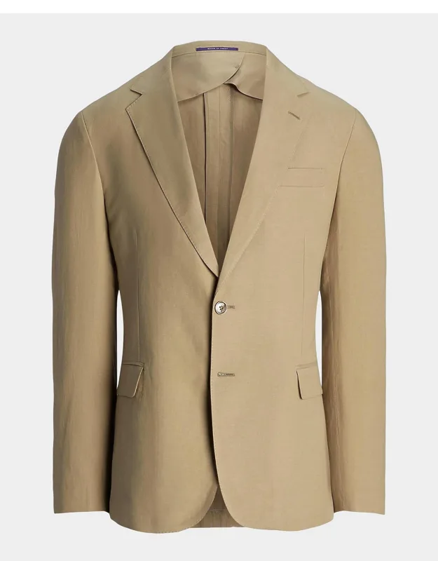 Silk-linen Single-breasted Sportcoat