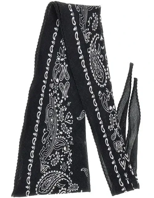 Cashmere-blend Scarf With Bandana Motif