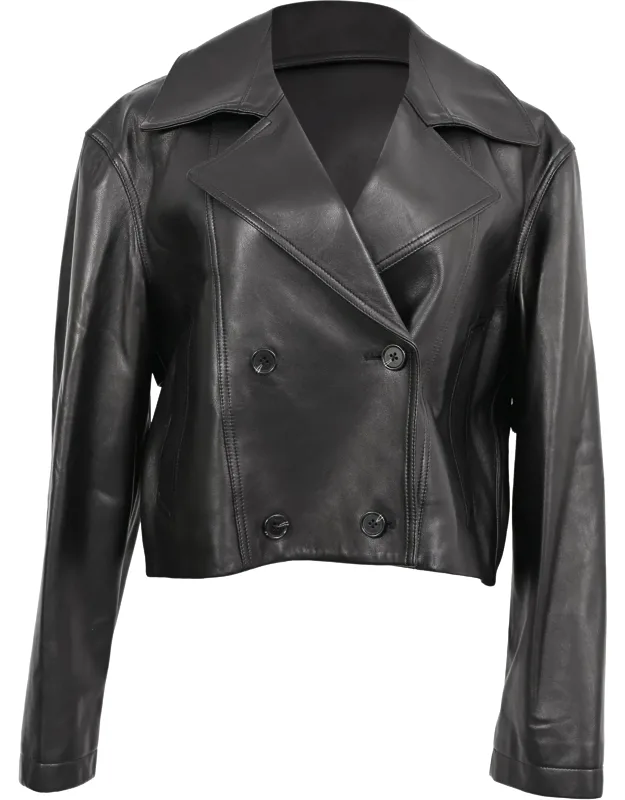Double-breasted Cropped Jacket