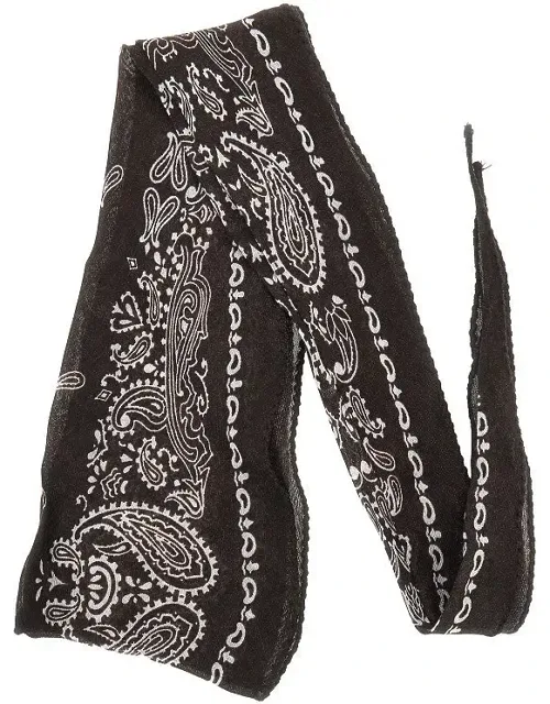Cashmere-blend Scarf With Bandana Motif