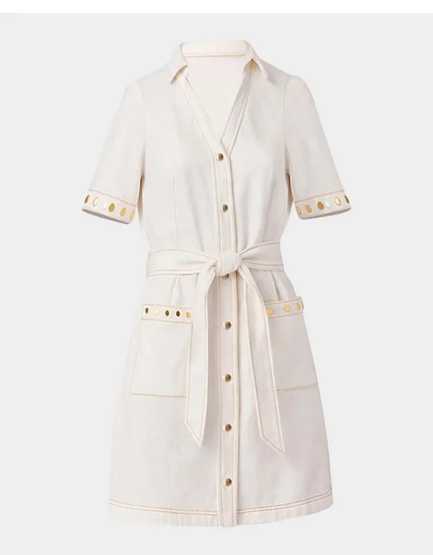 Denim Mini Shirtdress