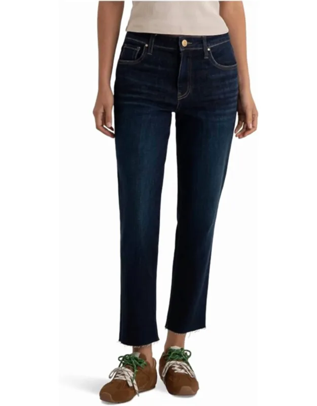 Reese High Rise Ankle Straight Leg Jeans