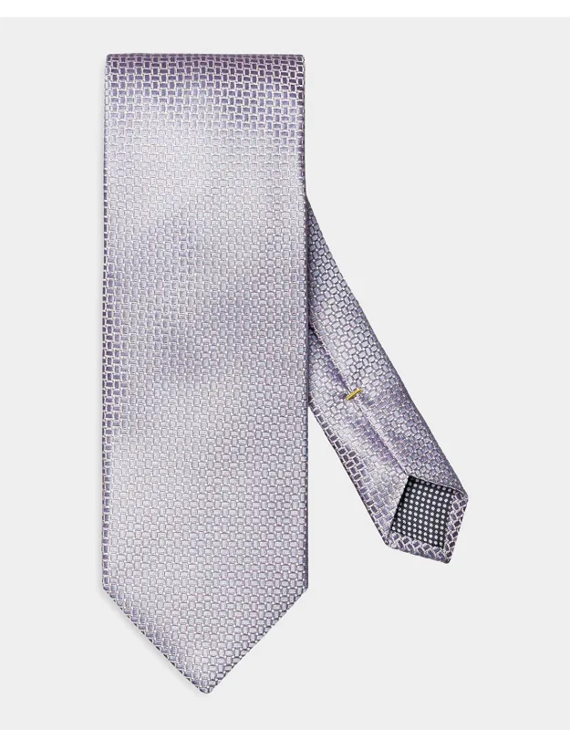 Basketweave Jacquard Silk Tie