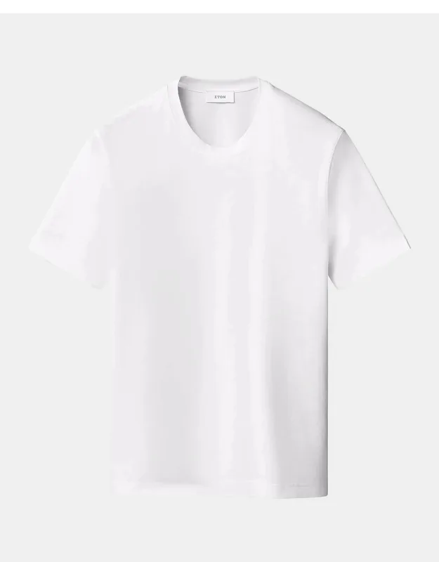Silk And Cotton Crewneck T-shirt