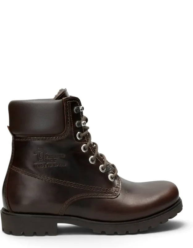 Leather Lace-up Ankle Boots