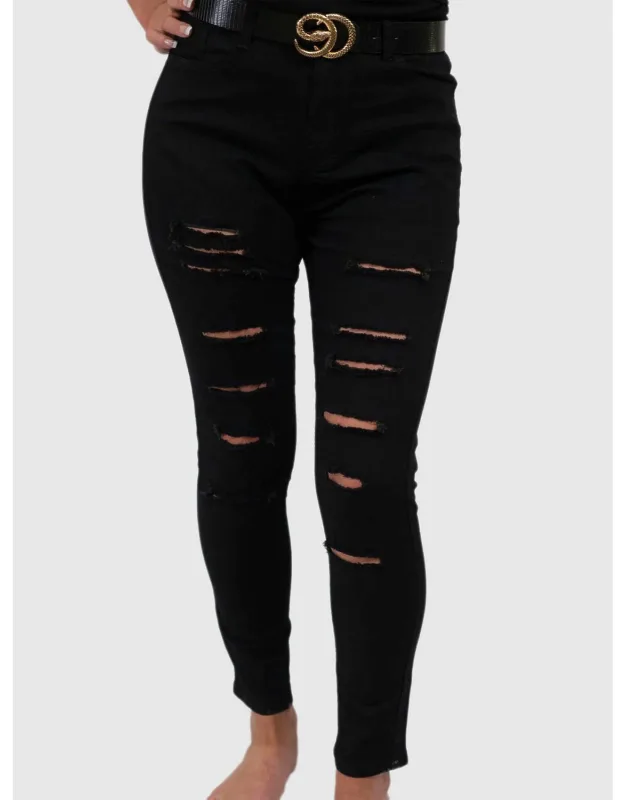 Distressed Skinny Jeans