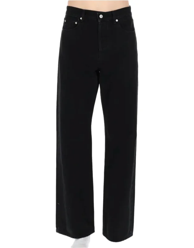 Straight-leg Denim Jeans