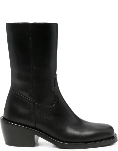 Western-style Leather Boots