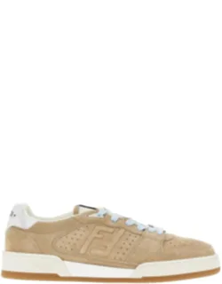 Suede Leather Match Sneakers