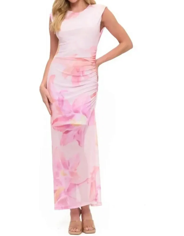 Mesh Maxi Dress