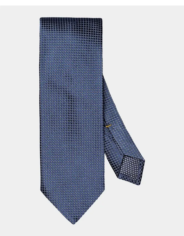 Geometric Satin Silk Tie