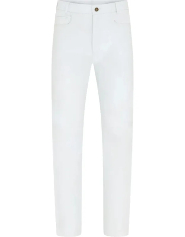 Lamb Leather Biker Jeans