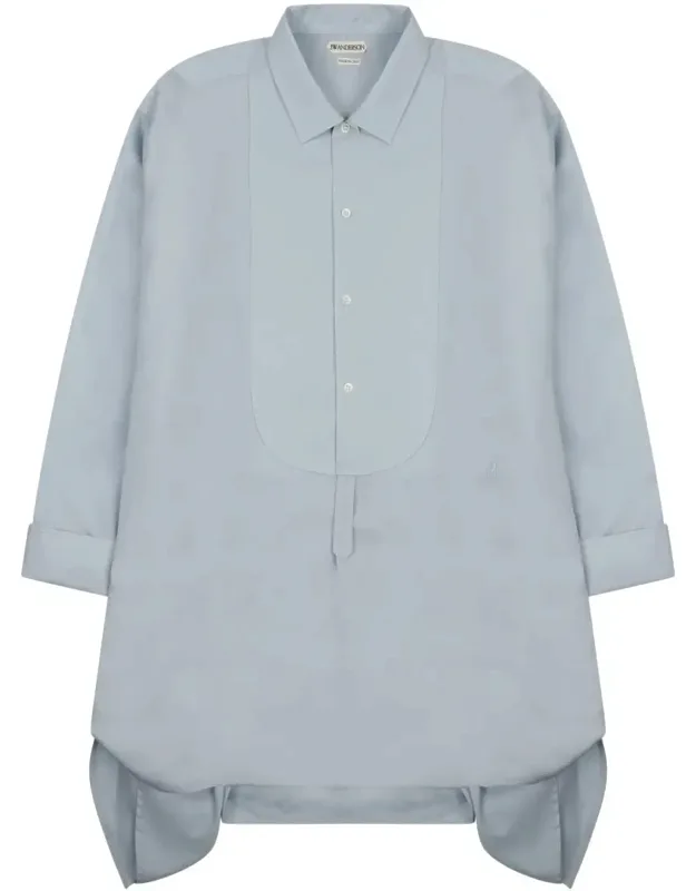 Asymmetrical Mini Shirt Dress