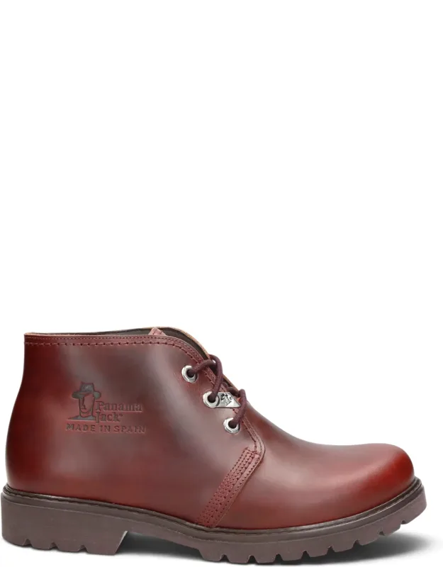 Leather Waterproof Lace-up Ankle Boots