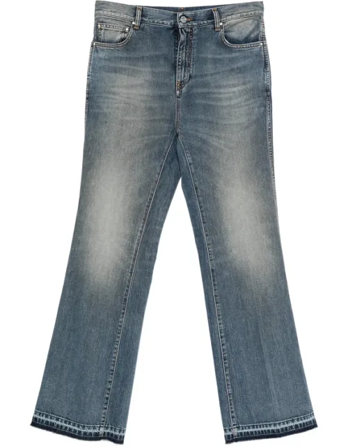 Faded-effect Bootcut Jeans