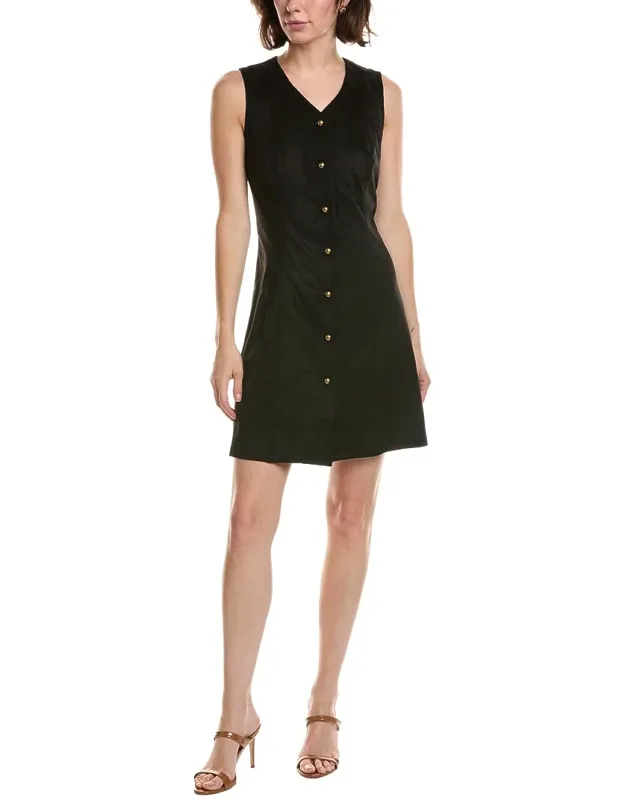 Sleeveless Mini Shirtdress