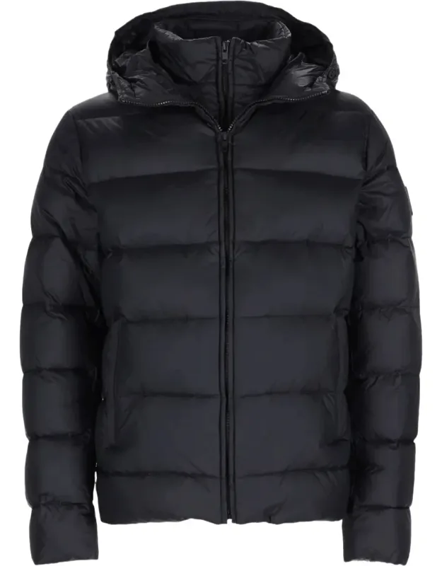 Quilted Hooded Down Jacket
