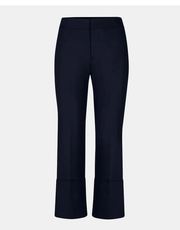 Cropped Straight-leg Pants
