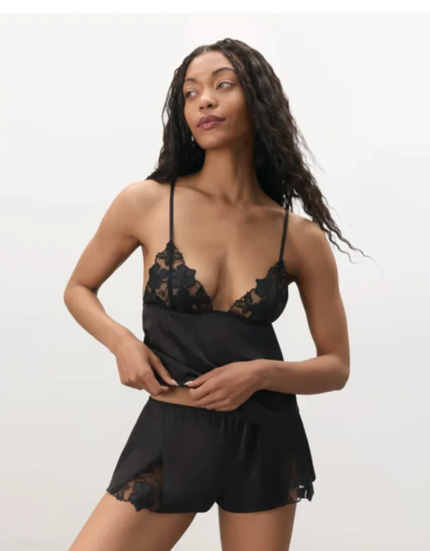 Luxury Satin Cami And Short Set