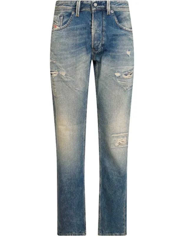 Distressed Denim Jeans