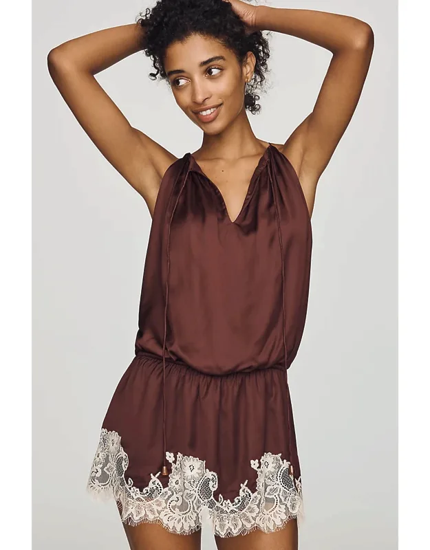 Lace Mini Slip Dress