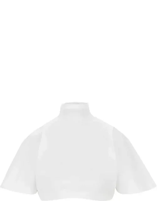 Turtleneck Cropped T-shirt