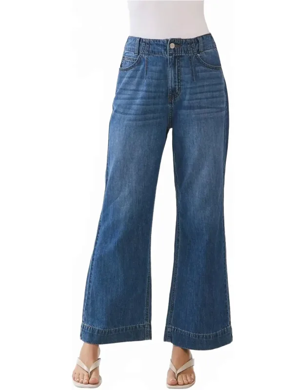 A-line Darted Jeans