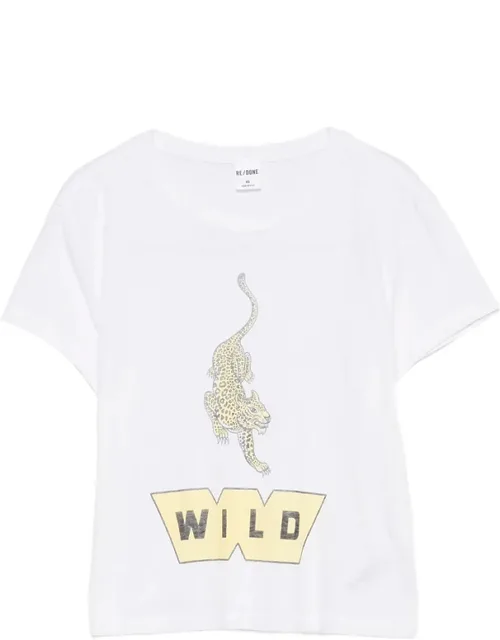 Leopard-print Graphic T-shirt