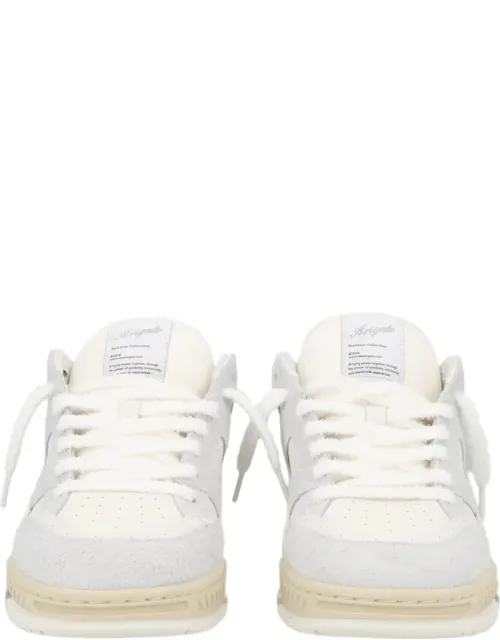 Fluffy Low-top Leather Sneakers