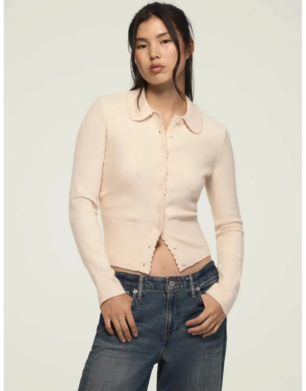 Peterpan Collar Cardigan