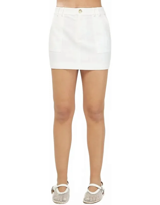 Mini Utility Skirt