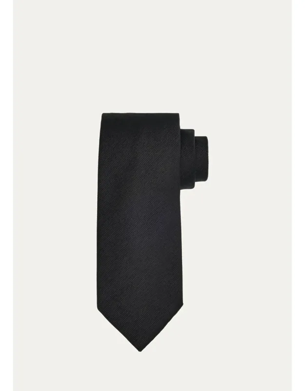 Solid Linen Tie