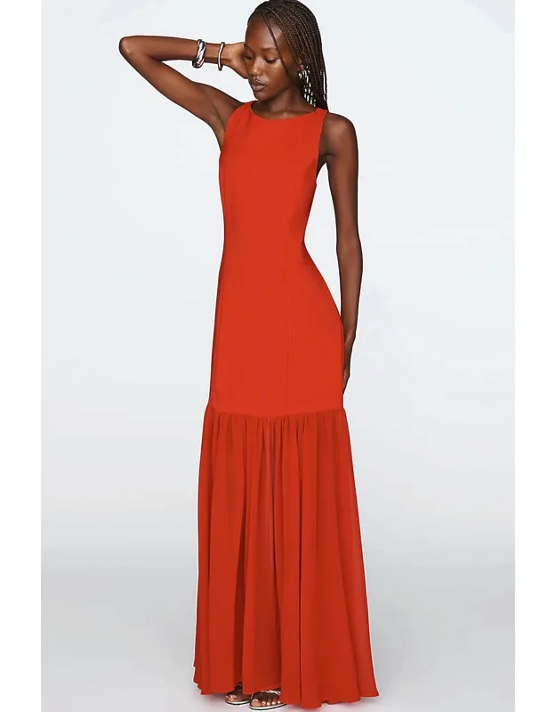 Pleated Maxi Dress