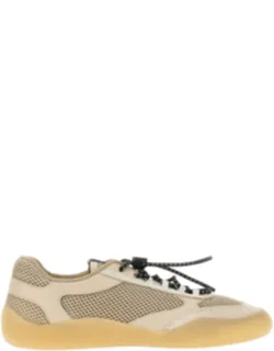 Speedrock Mesh And Leather Sneakers