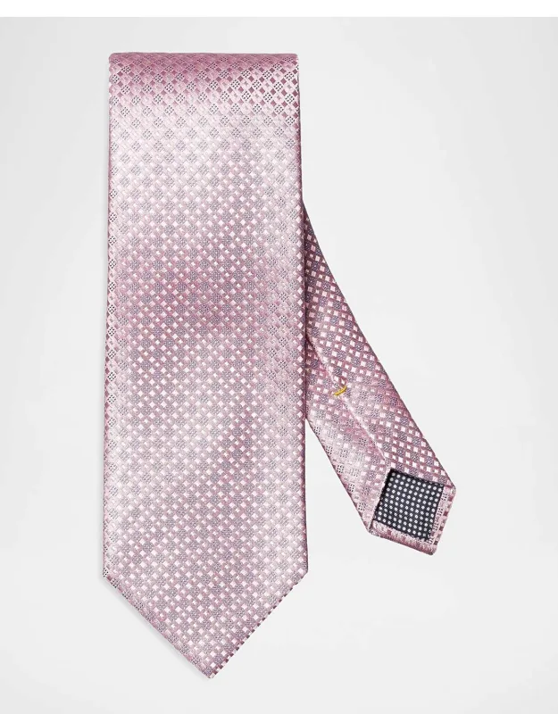 Geometric Basketweave Silk Tie