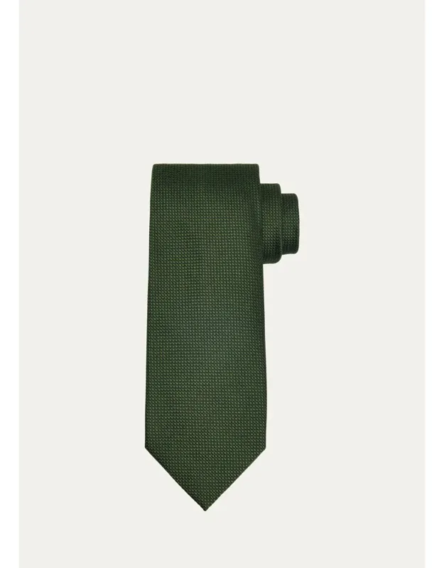 Tonal Textured Silk Tie