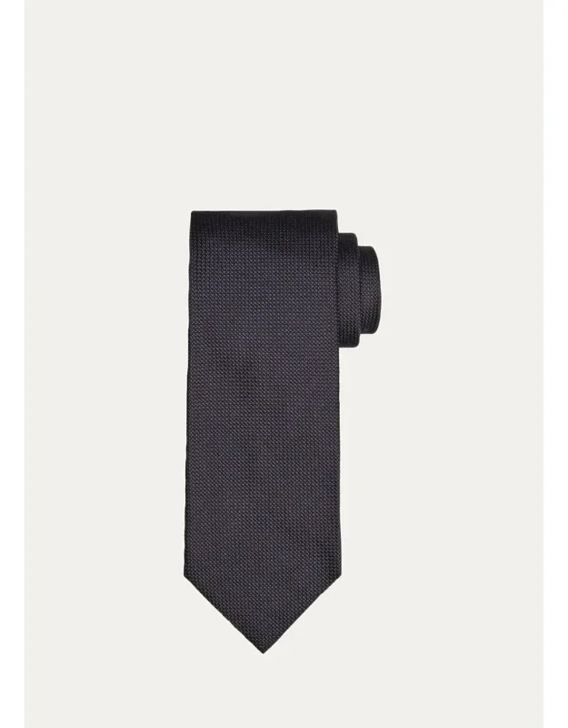 Tonal Textured Silk Tie