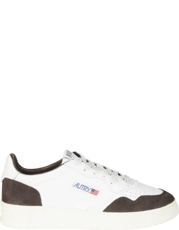 Low-top Leather Suede Sneakers
