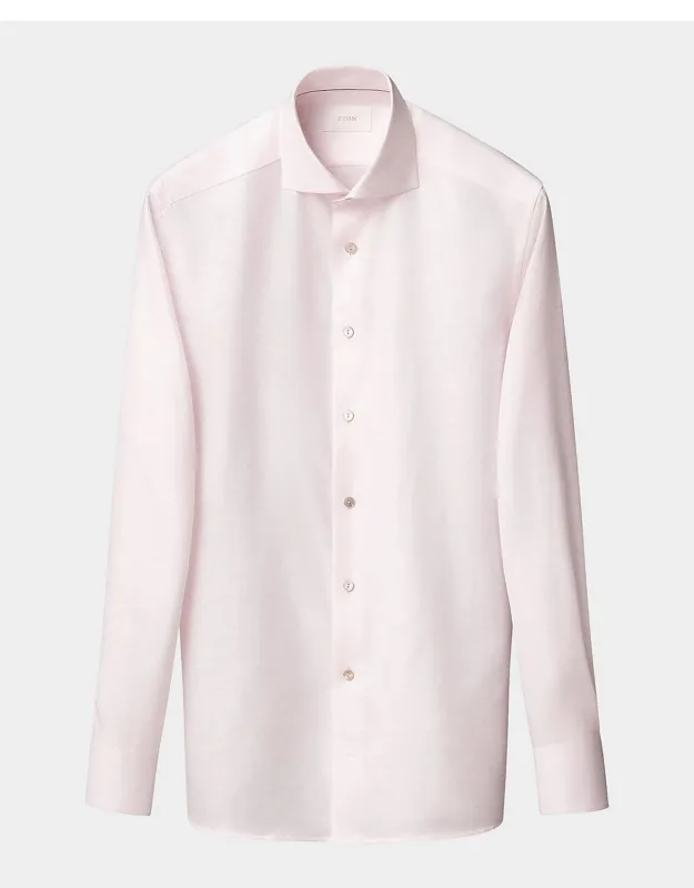 Cotton And Linen Solid Sport Shirt