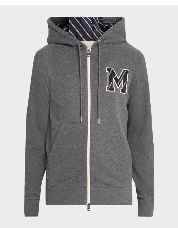Full-zip Monogram Hoodie