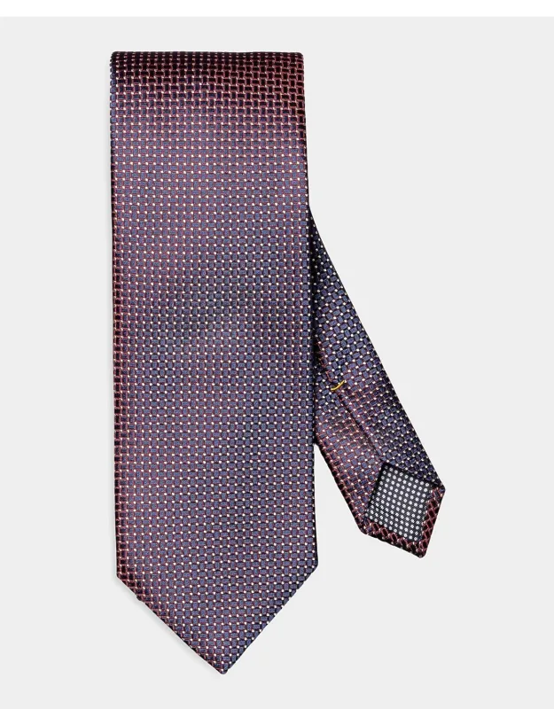 Basketweave Jacquard Silk Tie